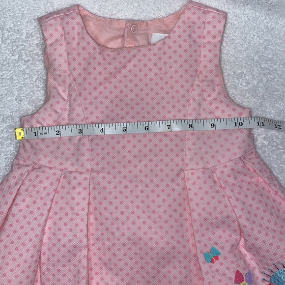Disney store pink polka dot key hole Minnie Mouse dress size 3 - Picture 5 of 9